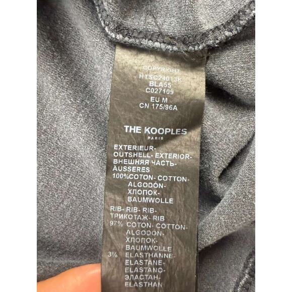 The Kooples Paris Tee Shirt Men's M Cotton Crewneck Fire Cigarette Graphic Logo - Picture 10 of 11